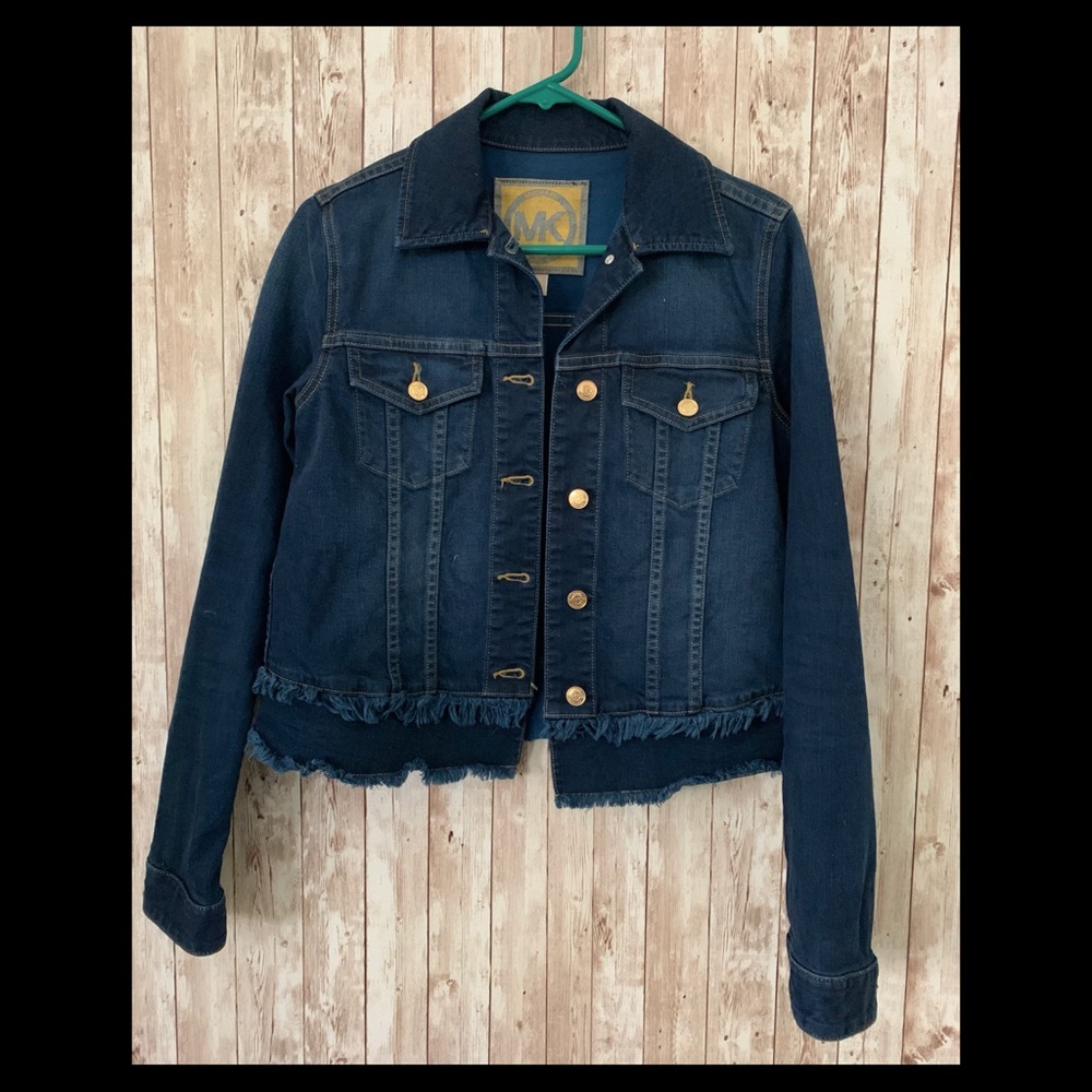 Michael Kors Denim Crop Jacket small